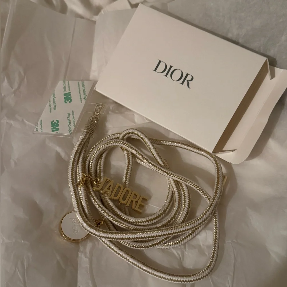 Dior J’adore phone strap